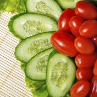 cucumbers and tomatoes are high in lectin